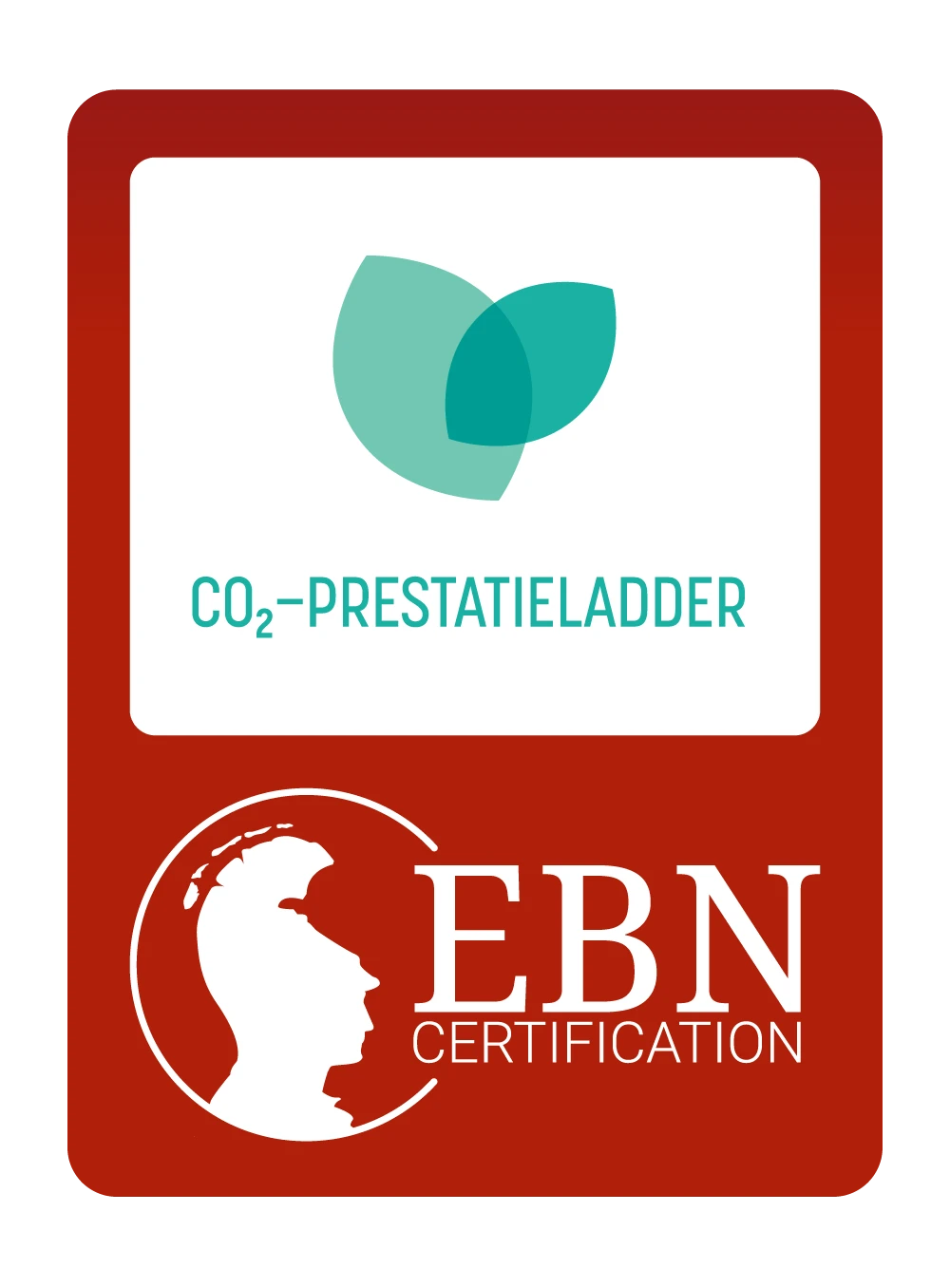 EBN CO2 Prestatieladder Rood met wit logo 1000px RGB